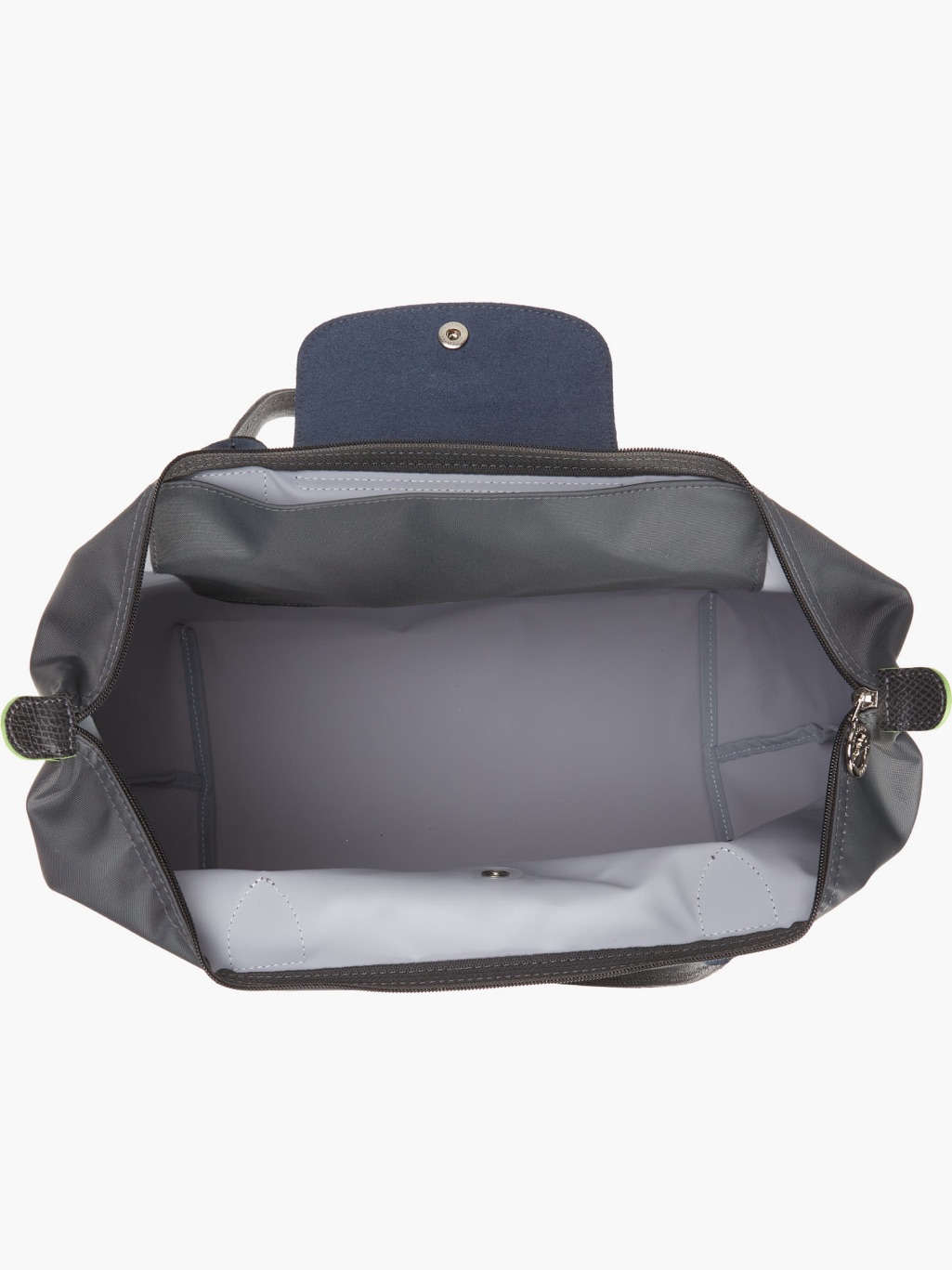 Nwt Longchamp Le Pliage Green Line Large Nylon Tote Bag In Graphite — image 5 of 8
